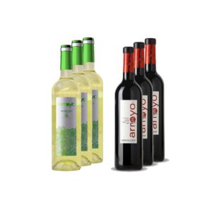 Pack Arroyo: 3 verdejo + 3 crianza  DO Ribera del Duero