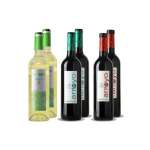 Pack Arroyo: 2 verdejo+2 roble+2 crianza DO Ribera del Duero